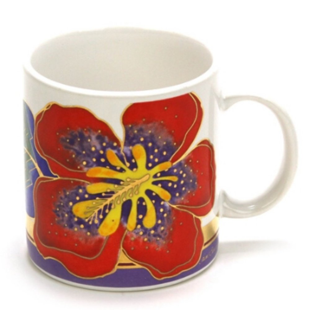 Laurel Burch Wild Hibiscus 1990 in Original Box